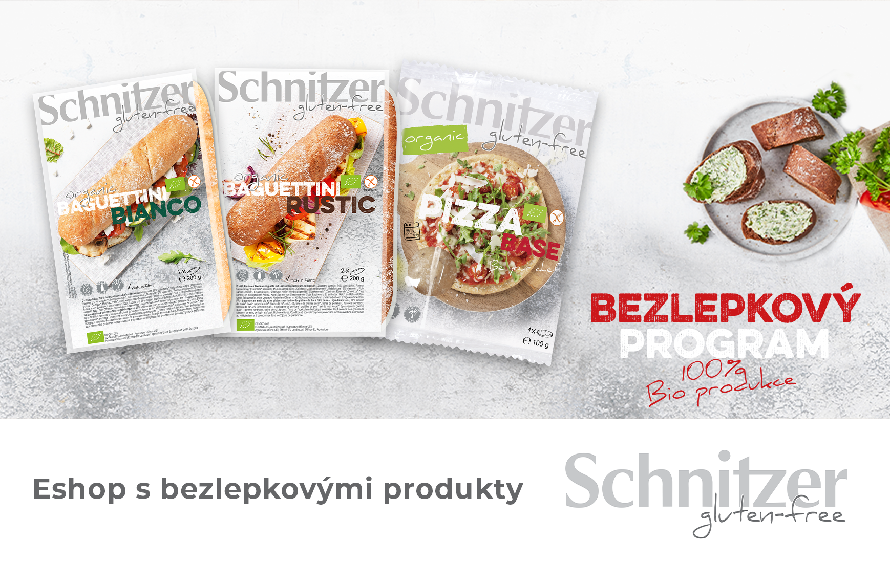 Eshop s bezlepkovými produkty Schnitzer