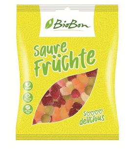 Biobon, gumové kyselé ovoce 100g, Vegan